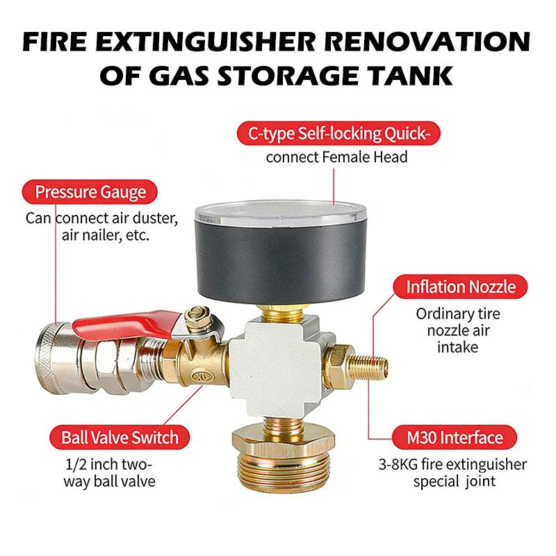 Fire Extinguisher Small - ● Адаптер для малого воздушного баллона,