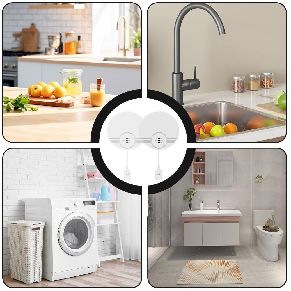 Water Alarm Sensor - Двухрежимный датчик утечки воды с настенным