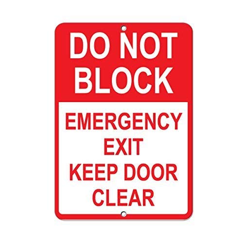 Металлическая табличка Vinceni – обзор и цена Emergency Exit Sign